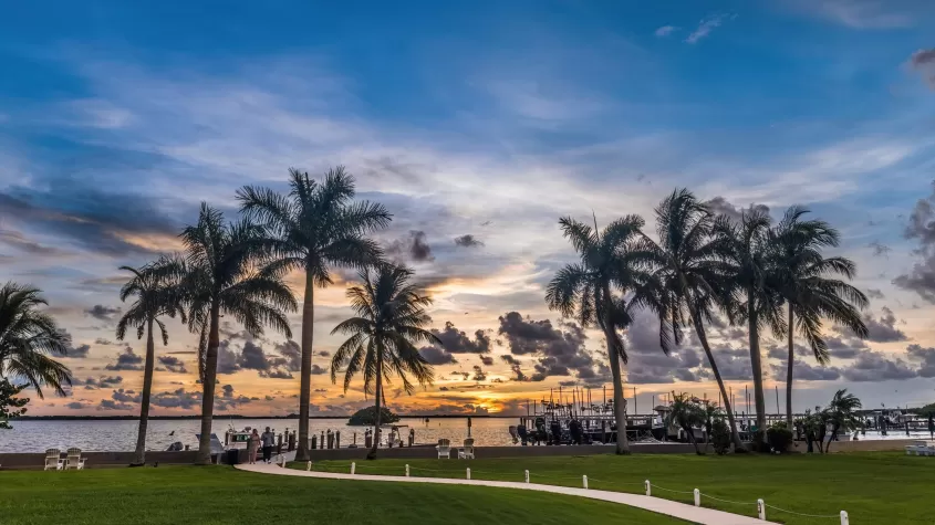 tarpon lodge sunset