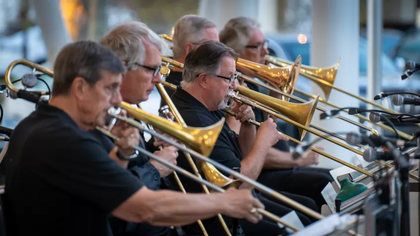 Band playing