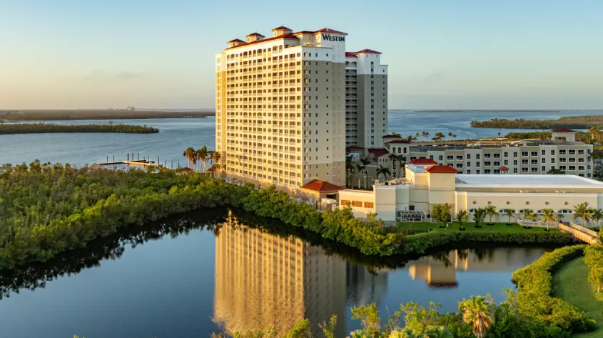 Exterior view of the Westin Cape Coral Resort at Marina Village