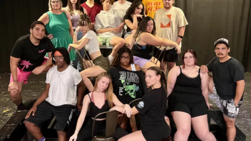 The cast of Cabaret