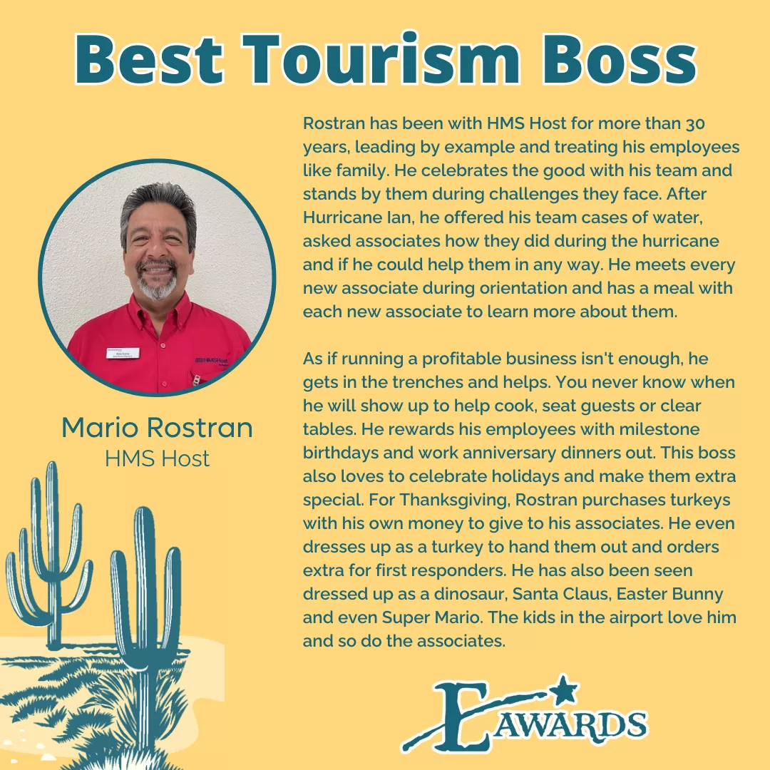 Best Tourism Boss - Mario Rostran